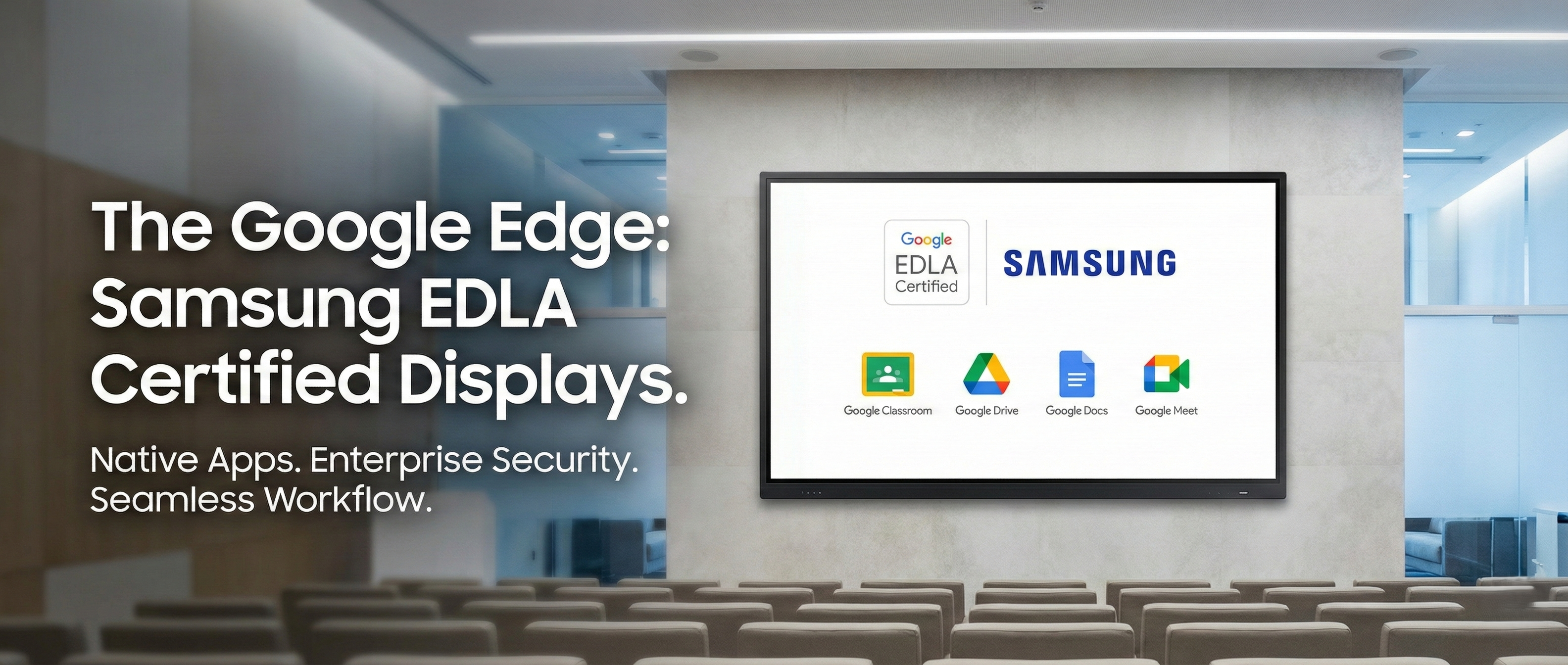 Samsung EDLA certified interactive display suppliers