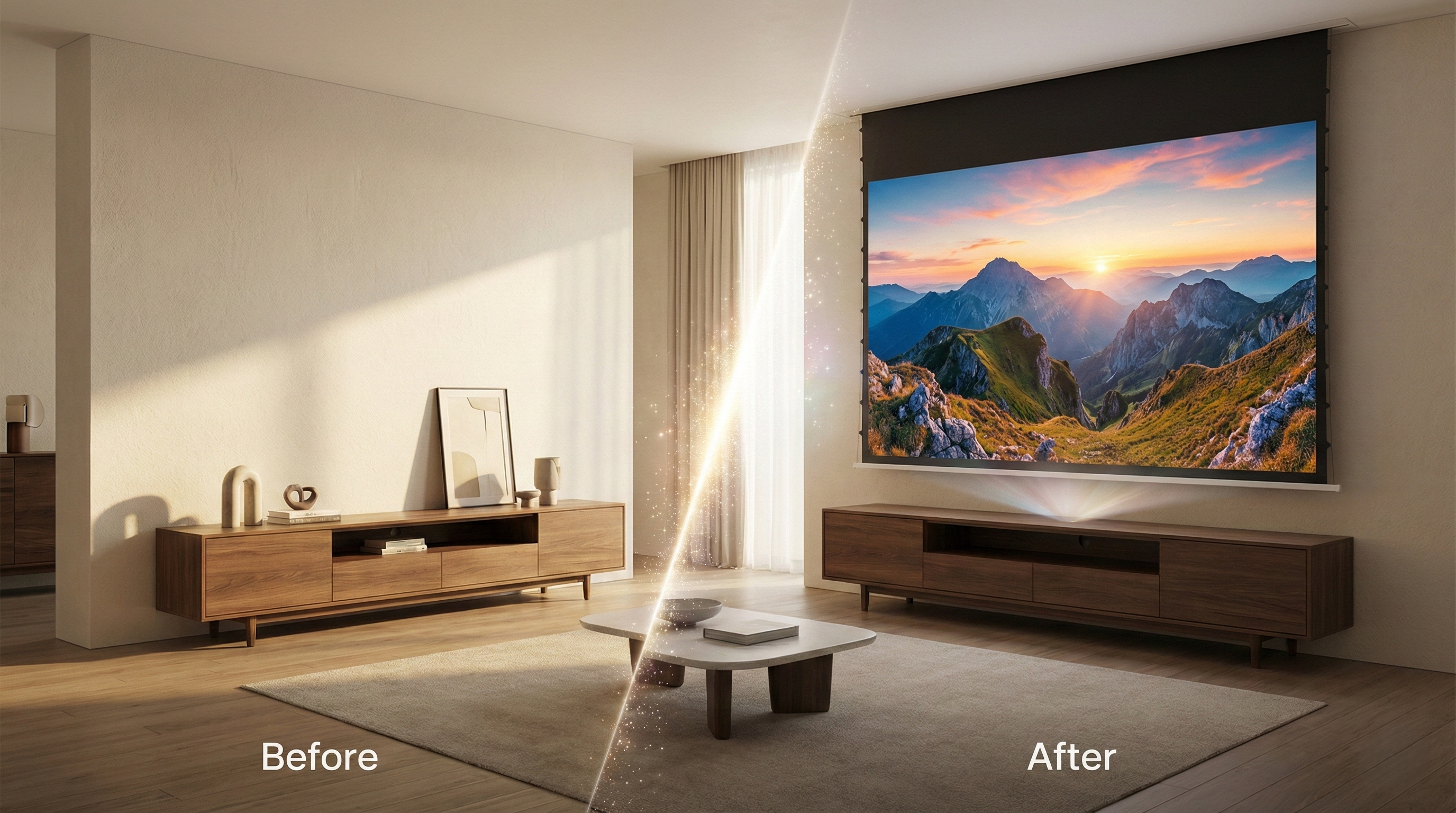 The Invisible Cinema: How to Hide a 120-Inch Screen in Your Living Room