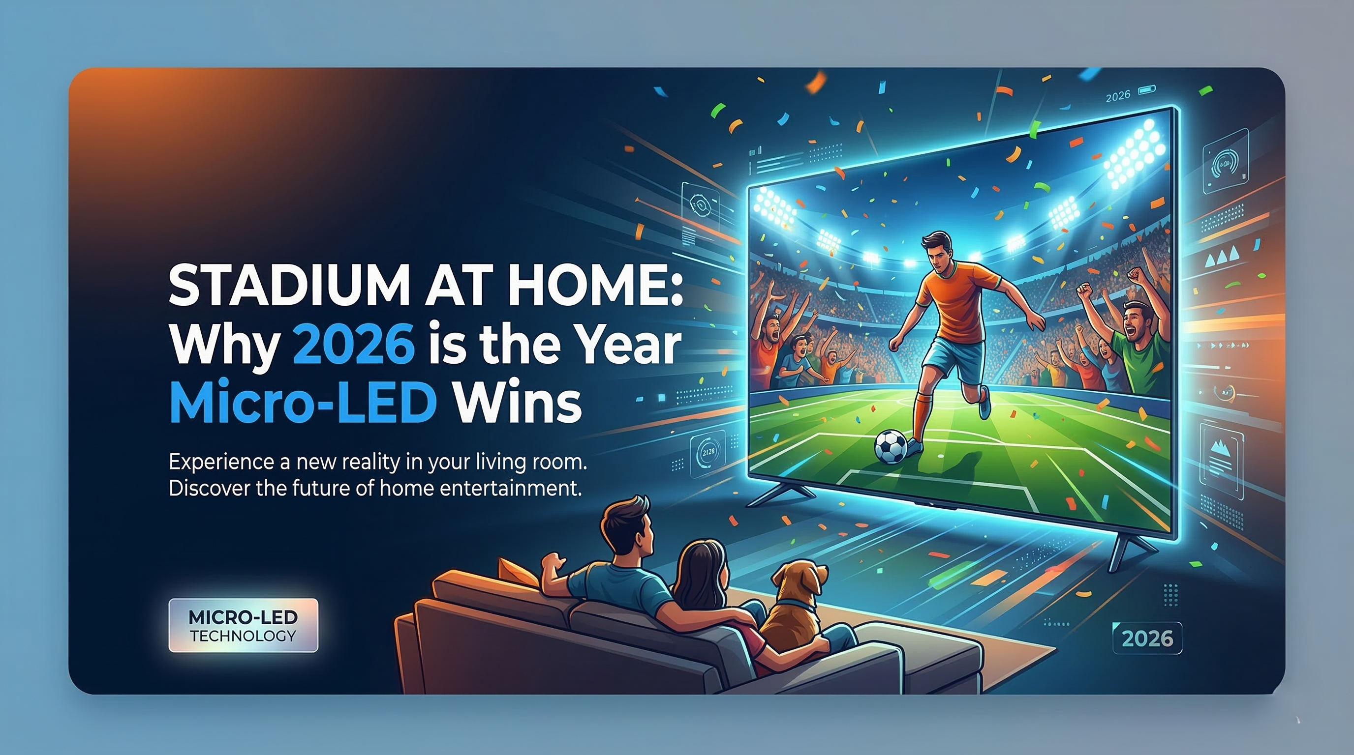 Stadium at Home: Why 2026 is the Year Micro-LED Wins