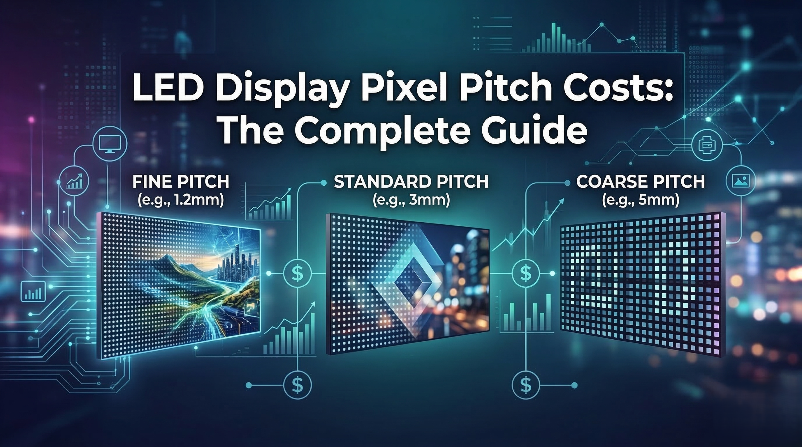 LED Display Pixel Pitch Costs: The Complete Guide