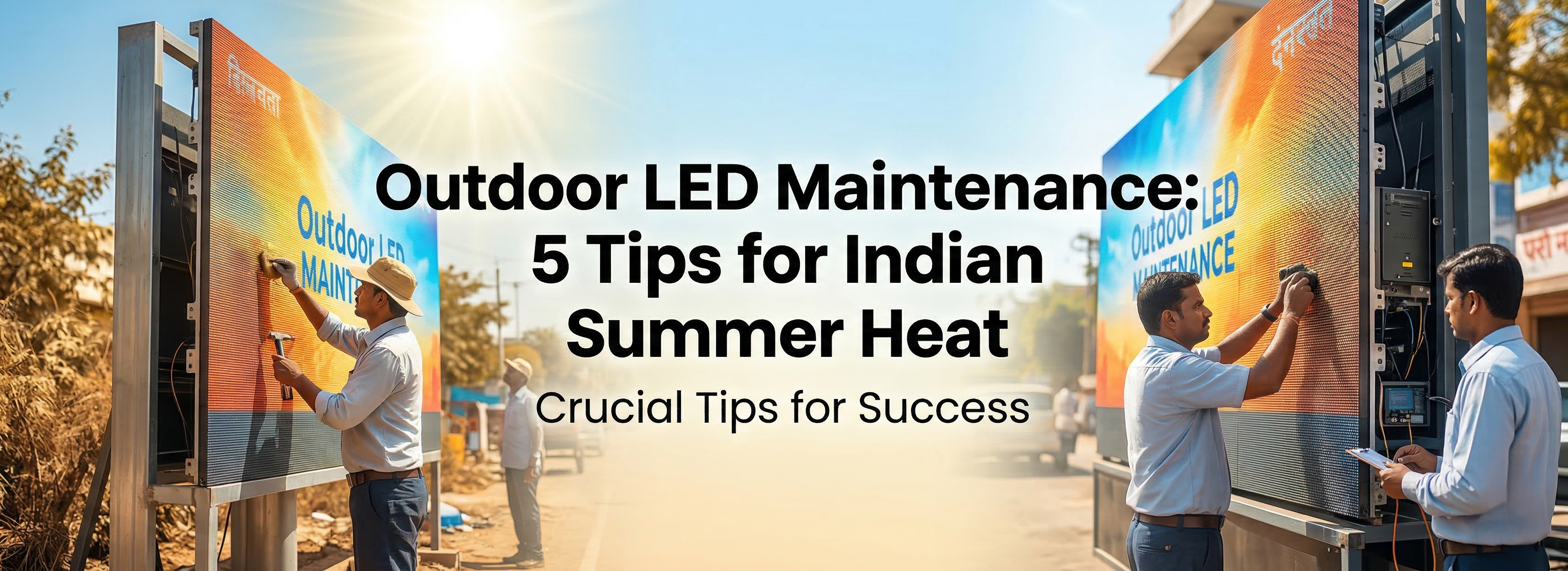 Outdoor LED Maintenance: 5 Tips for Indian Summer Heat