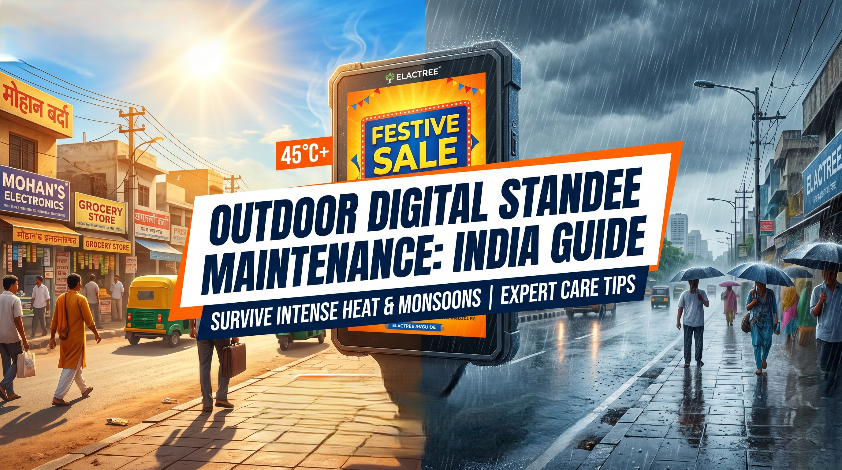 Outdoor Digital Standee Maintenance: India Guide
