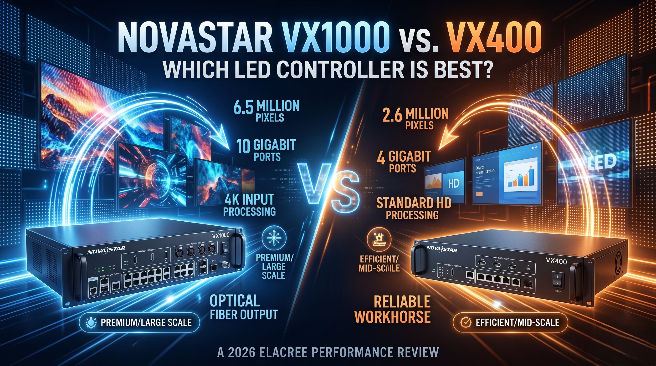 NovaStar VX1000 vs. VX400: Which LED Controller is Best?