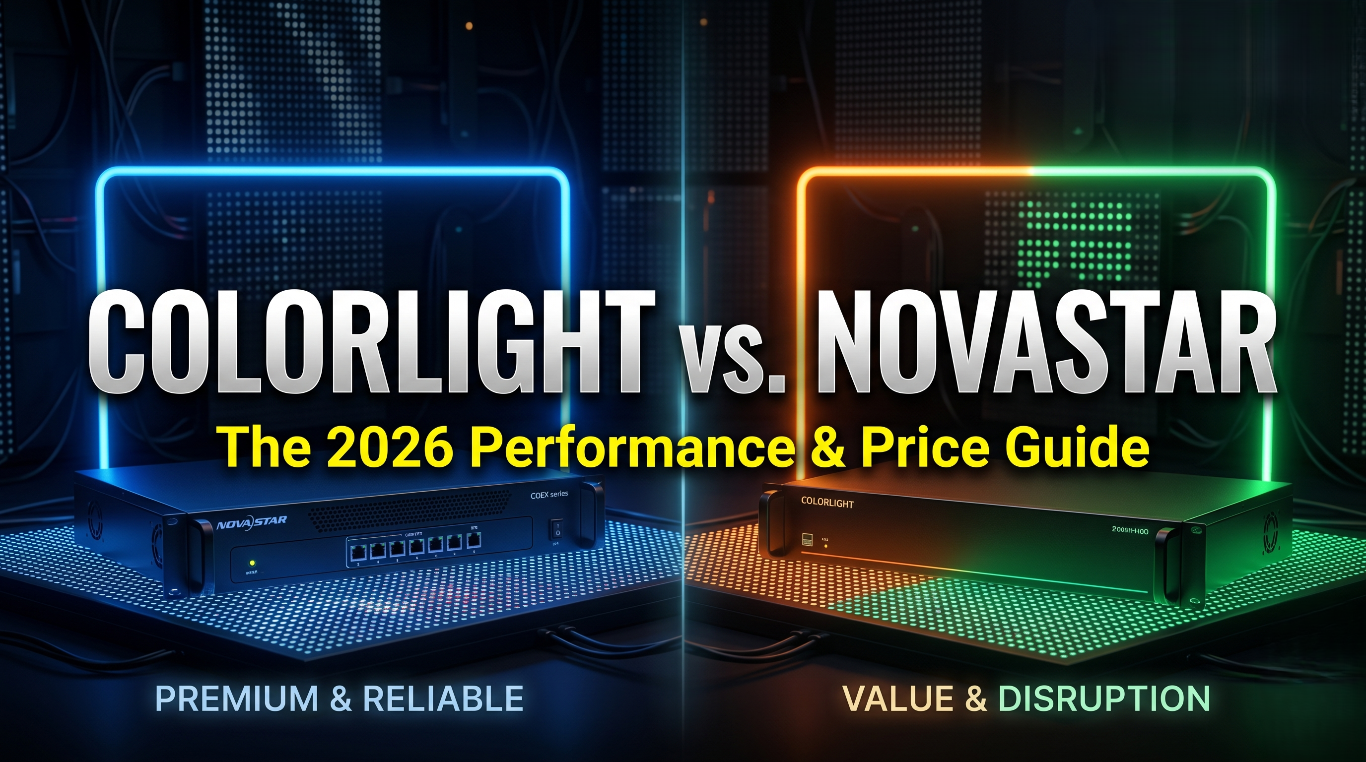 Colorlight vs NovaStar (2026): Performance & Price Guide