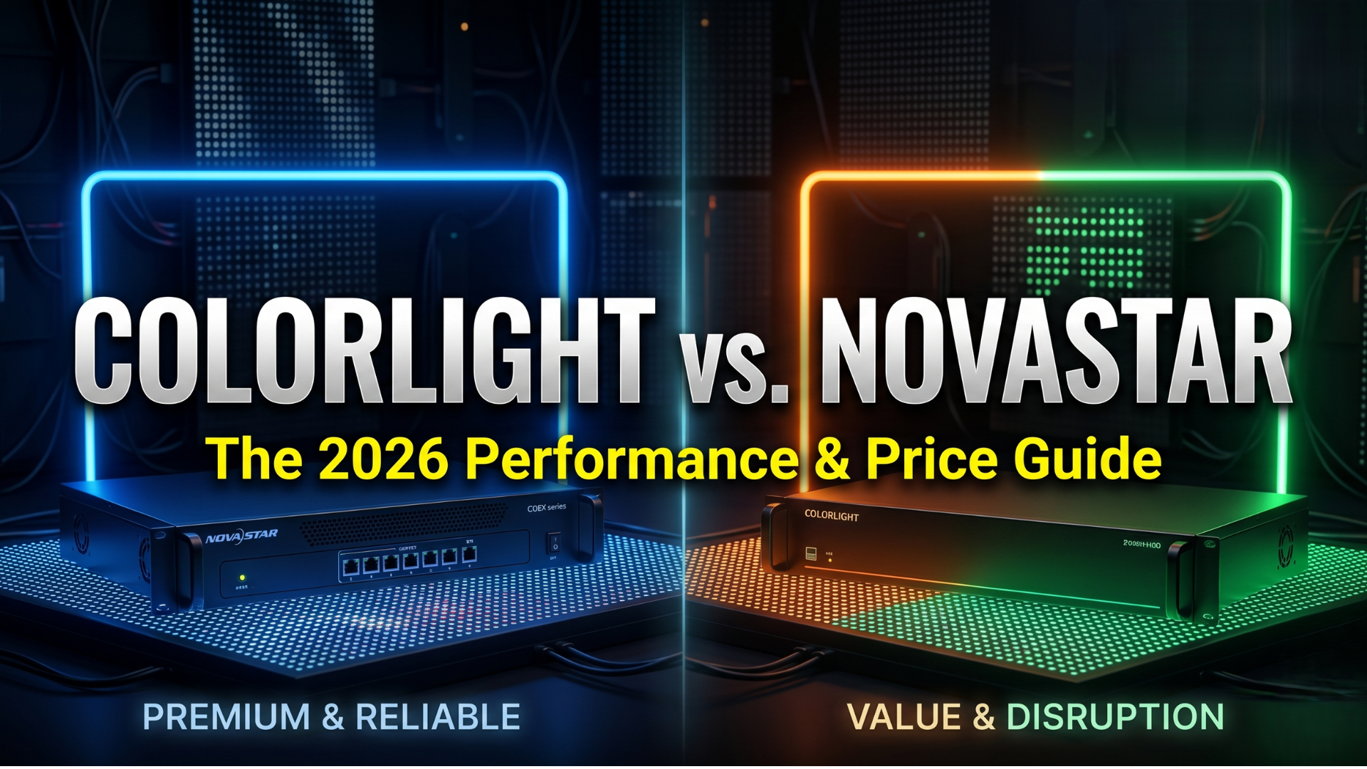 Colorlight vs NovaStar (2026): Performance & Price Guide