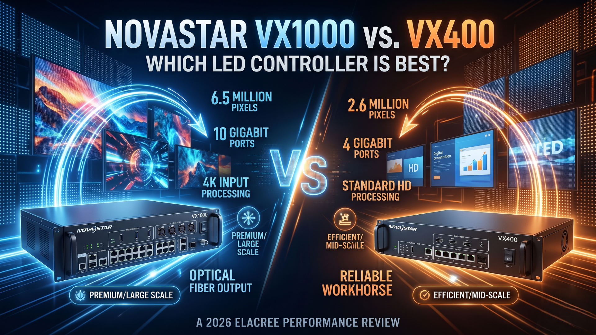 NovaStar VX1000 vs. VX400: Which LED Controller is Best?