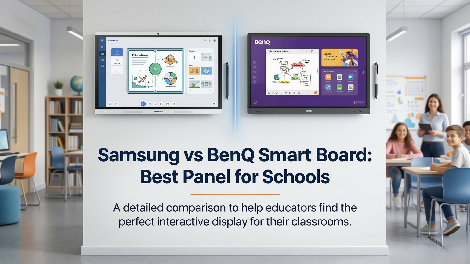 Samsung vs BenQ Smart Board: Best Panel for Schools
