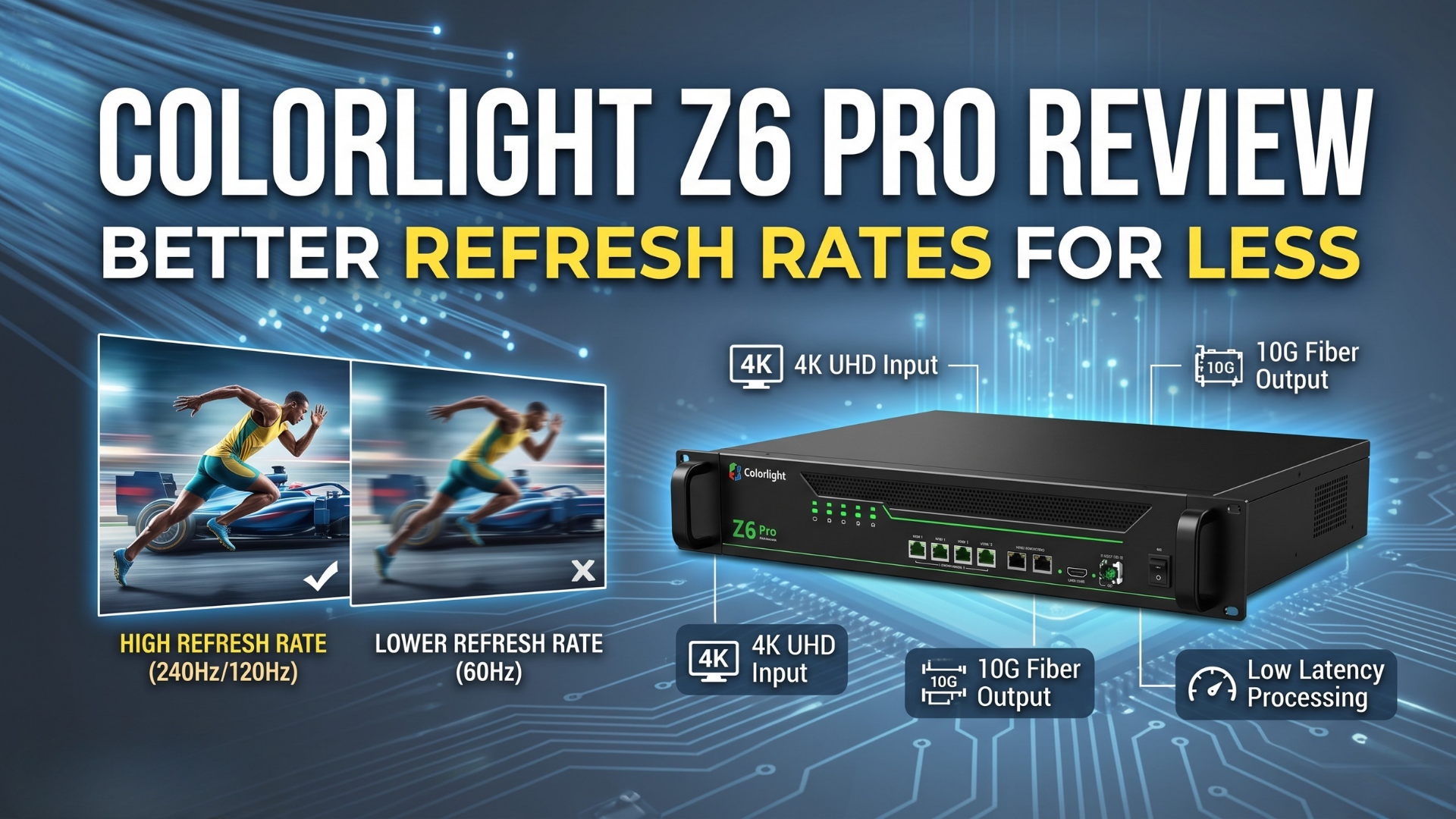 Colorlight Z6 Pro Review: Better Refresh Rates for Less