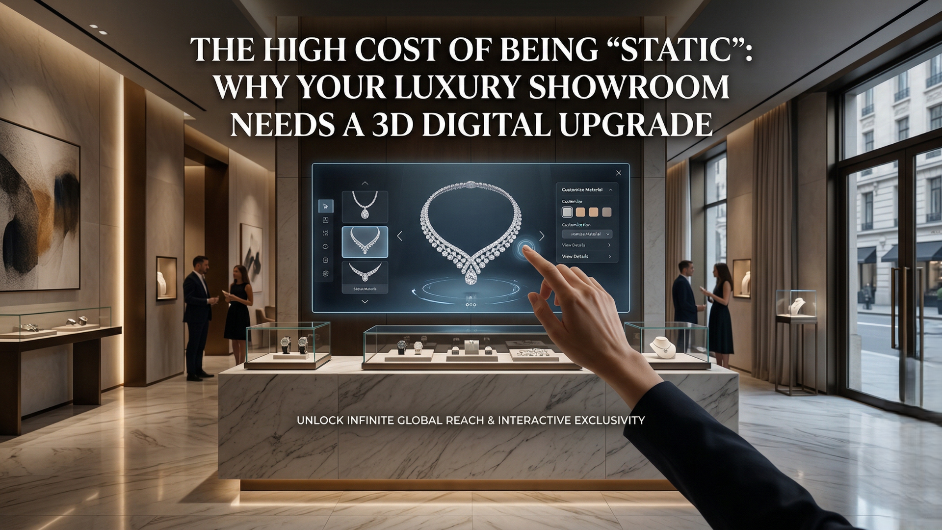 The High Cost of Being "Static": Why Your Luxury Showroom Needs a 3D Digital Upgrade