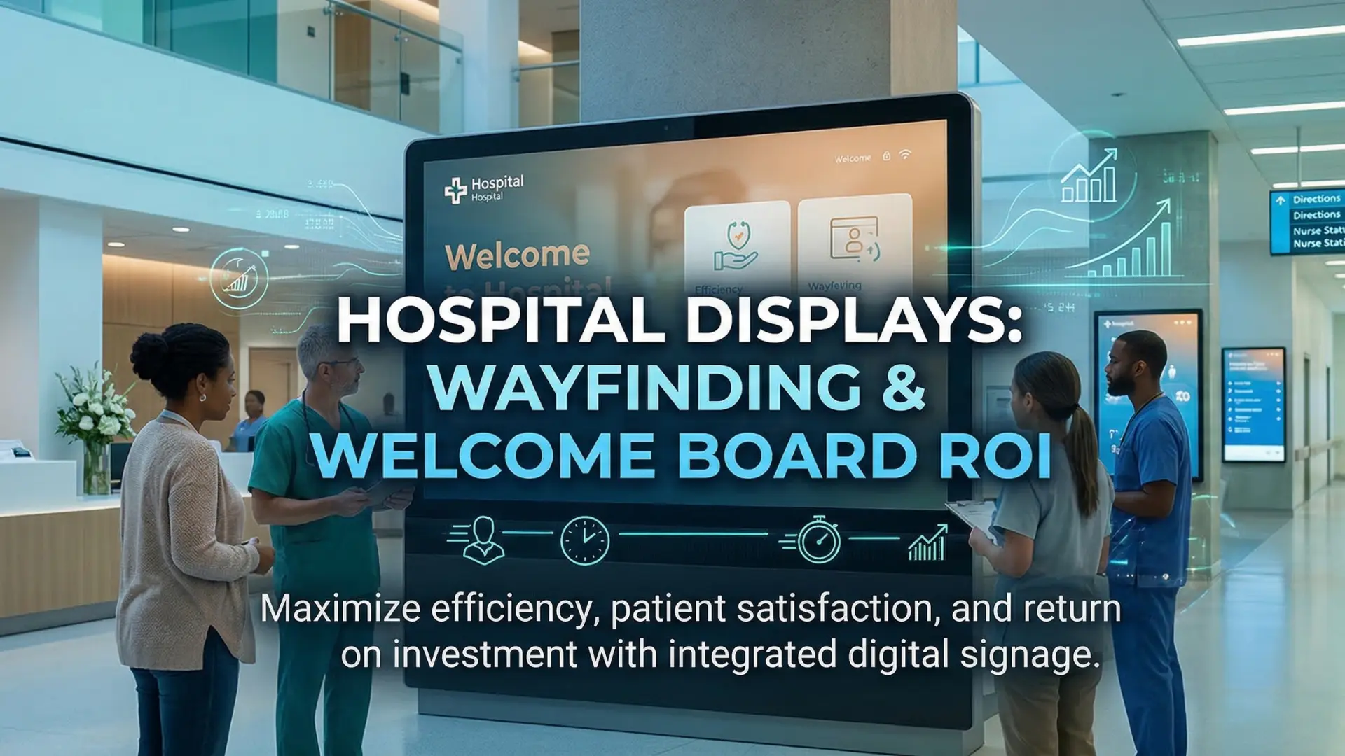 Hospital Displays: Wayfinding &amp; Welcome Board ROI