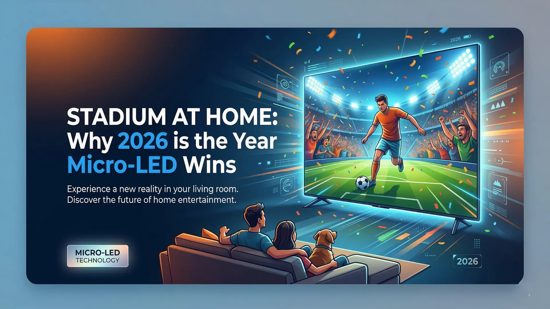 Stadium at Home: Why 2026 is the Year Micro-LED Wins