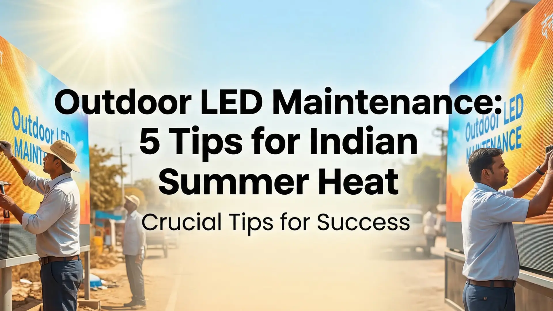 Outdoor LED Maintenance: 5 Tips for Indian Summer Heat