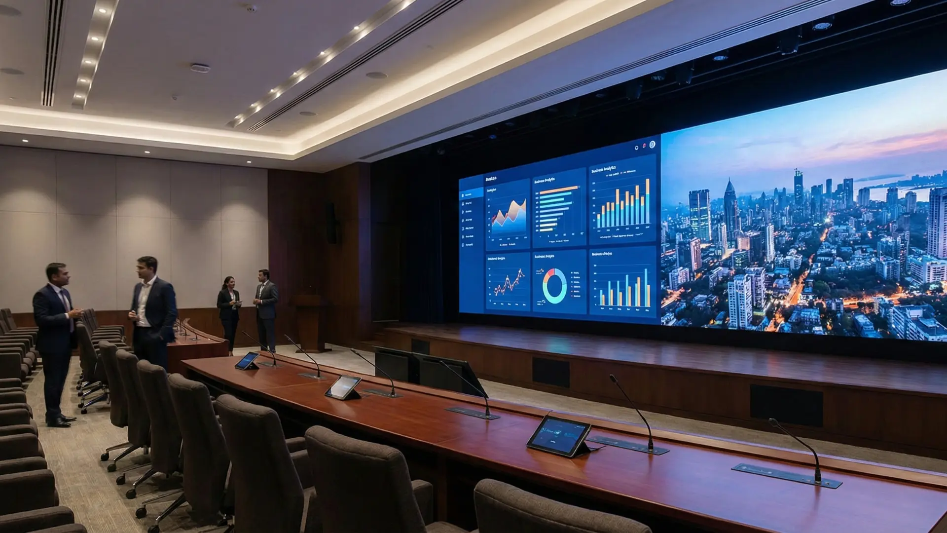 Indoor P2.5 active LED video wall price per sq ft India