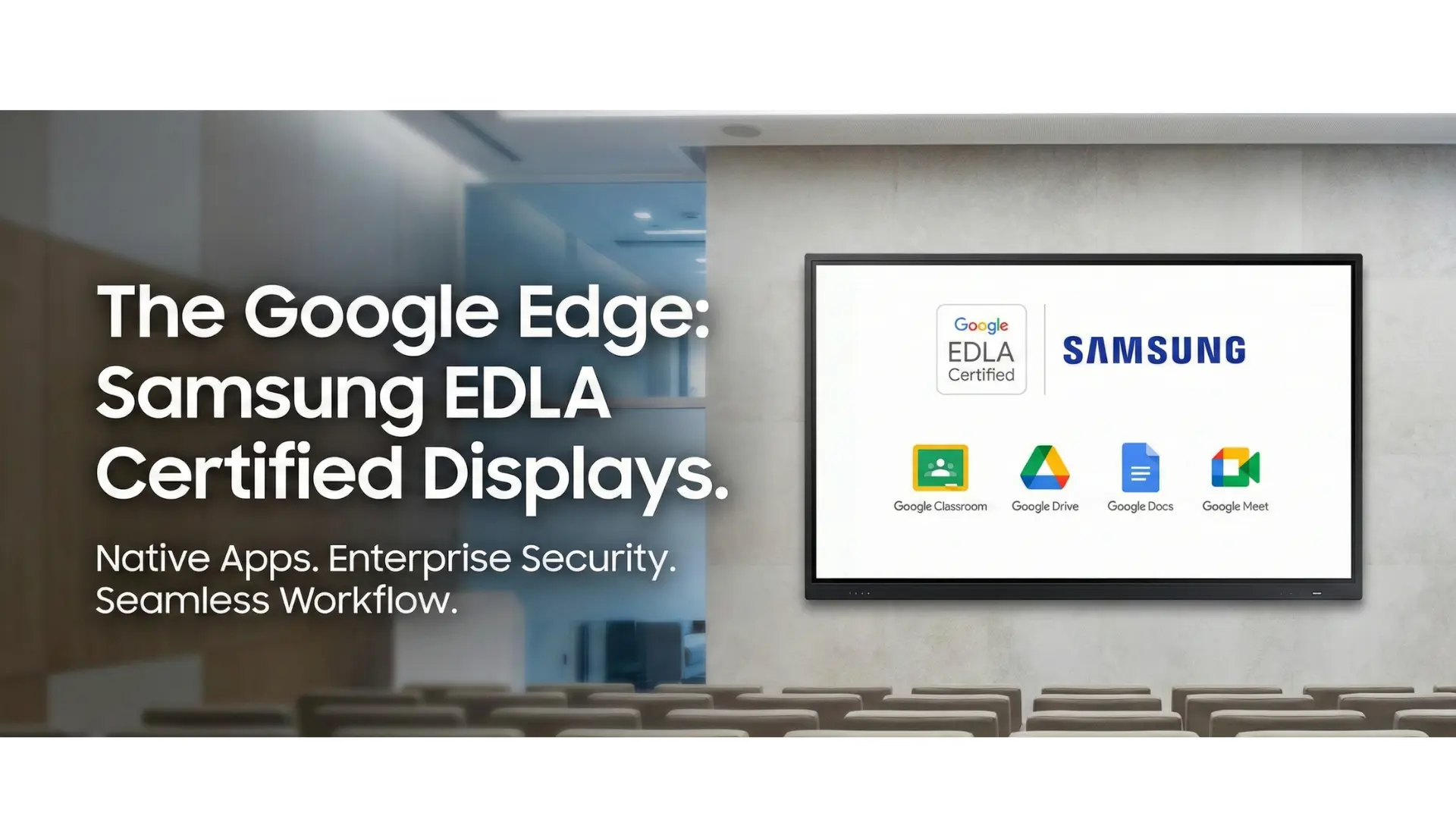 Samsung EDLA certified interactive display suppliers