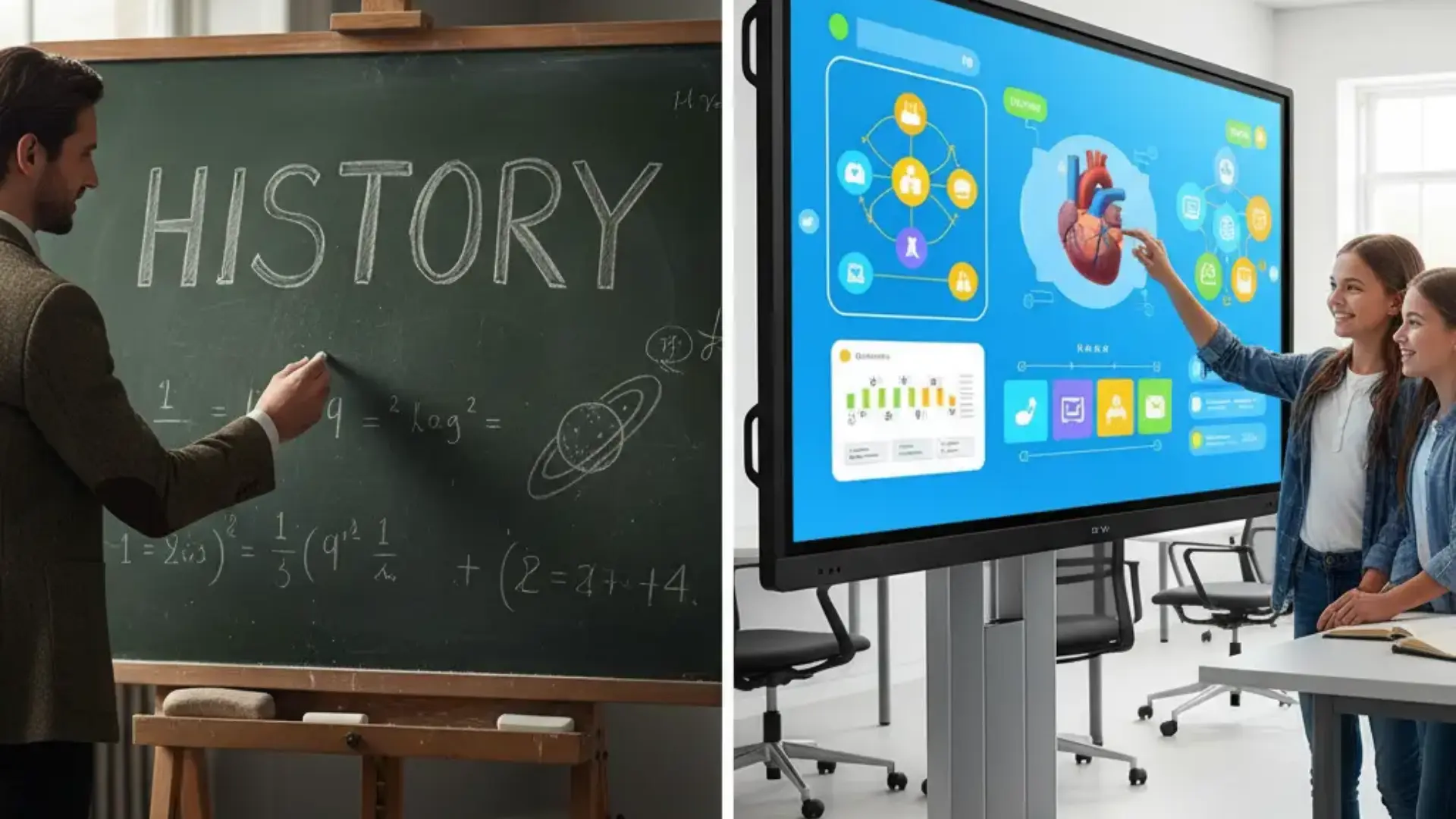 The Digital Classroom Revolution: From Chalkboards to Interactive Displays