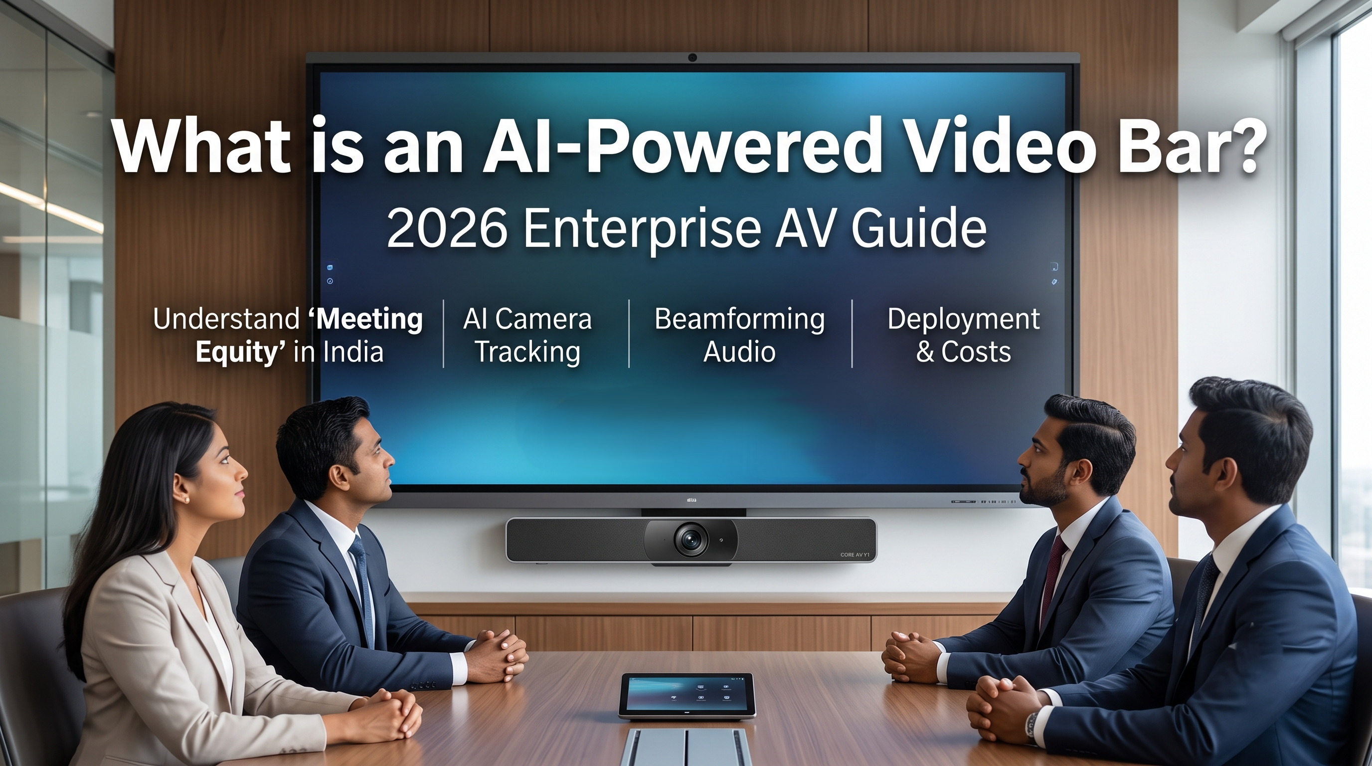 What is an AI-Powered Video Bar? 2026 Enterprise AV Guide