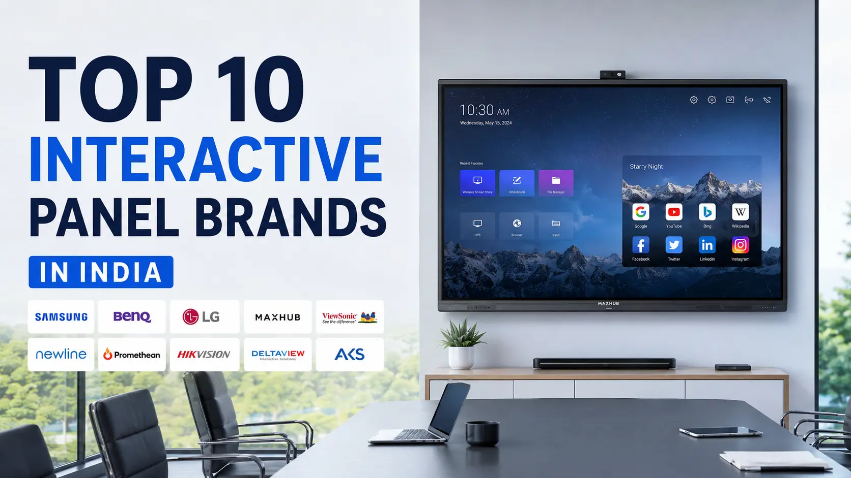 Top 10 Interactive Panel Brands in India