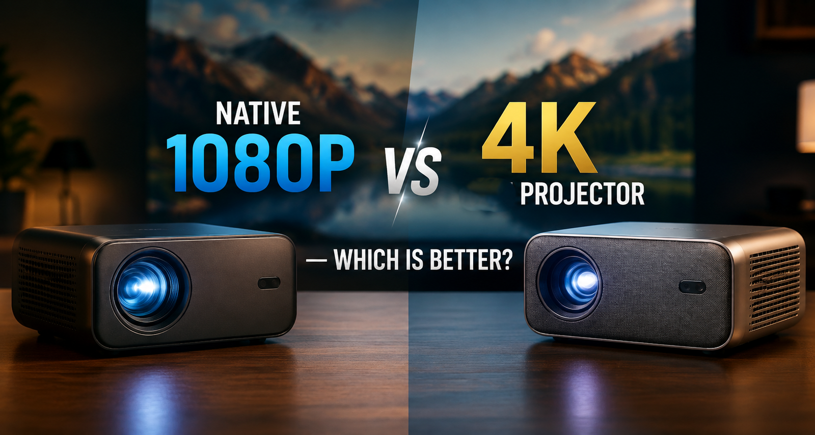 Native 1080p vs 4K Projector — Which Is Better?