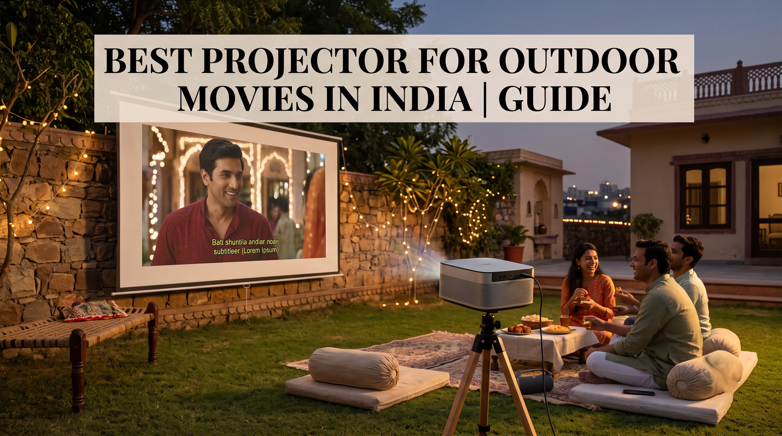 Best Projector for Outdoor Movies in India | Guide