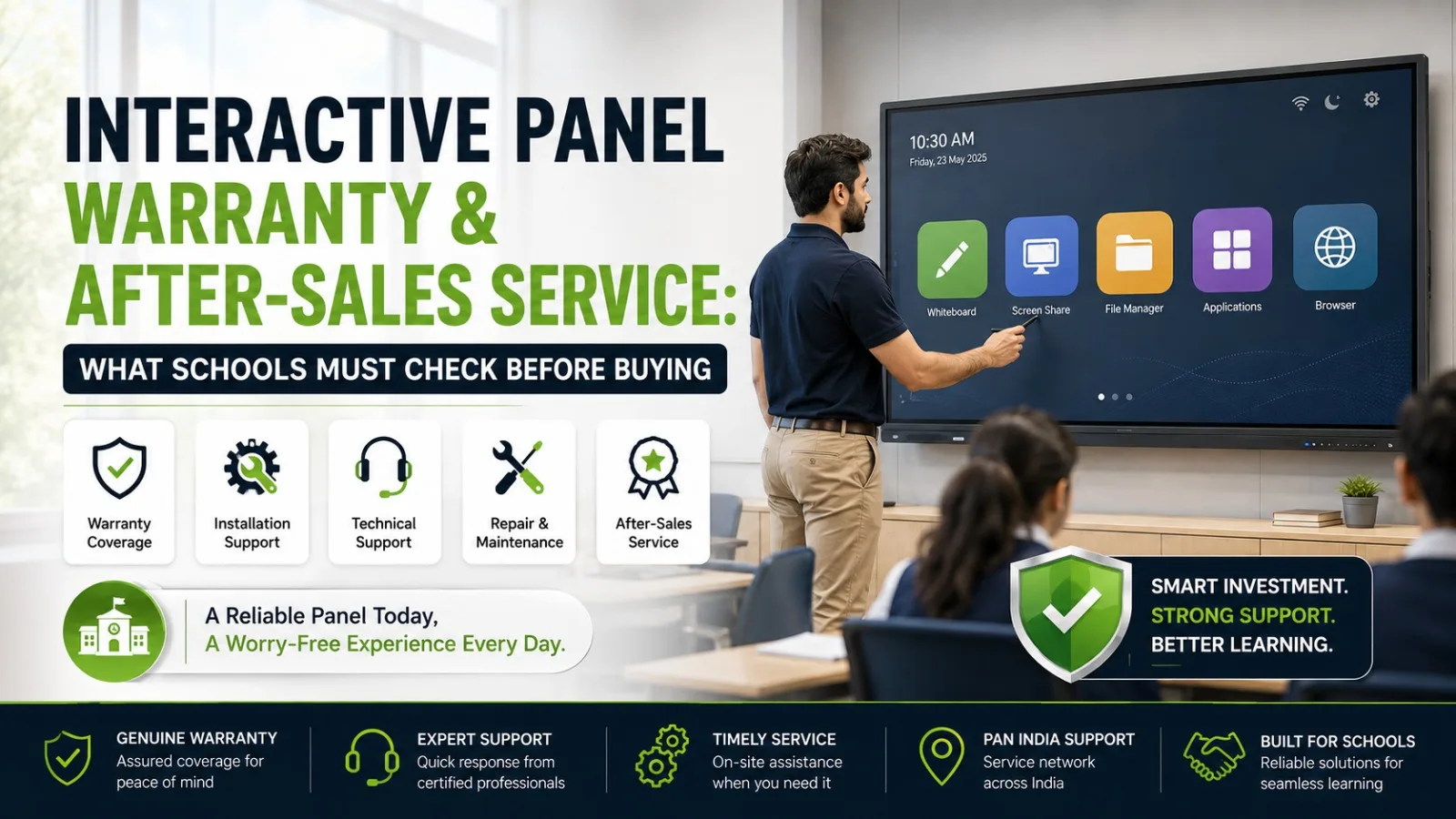 Interactive Panel Warranty &amp; Service | Elactree