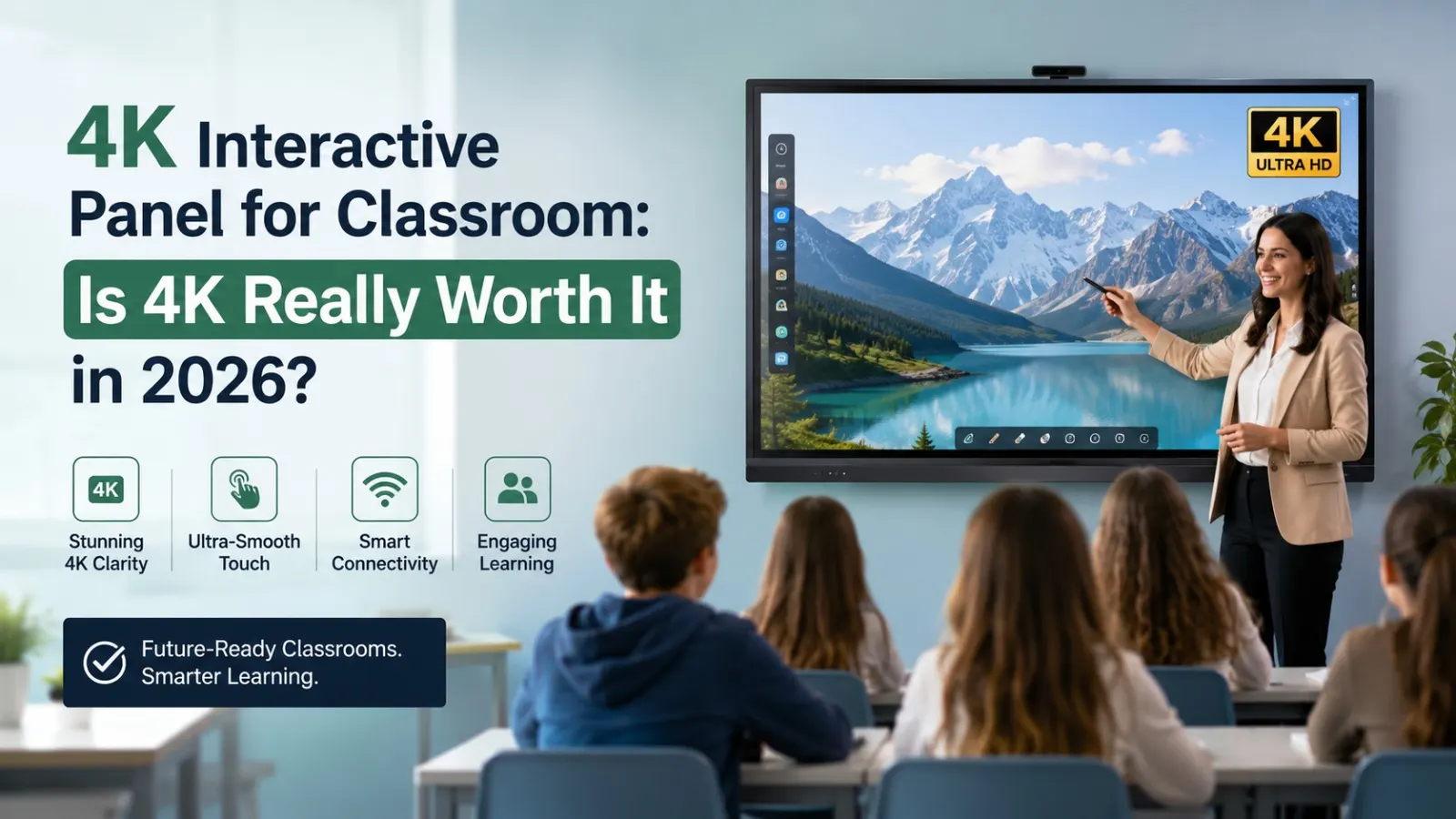 4K Interactive Panel for Classroom | Elactree