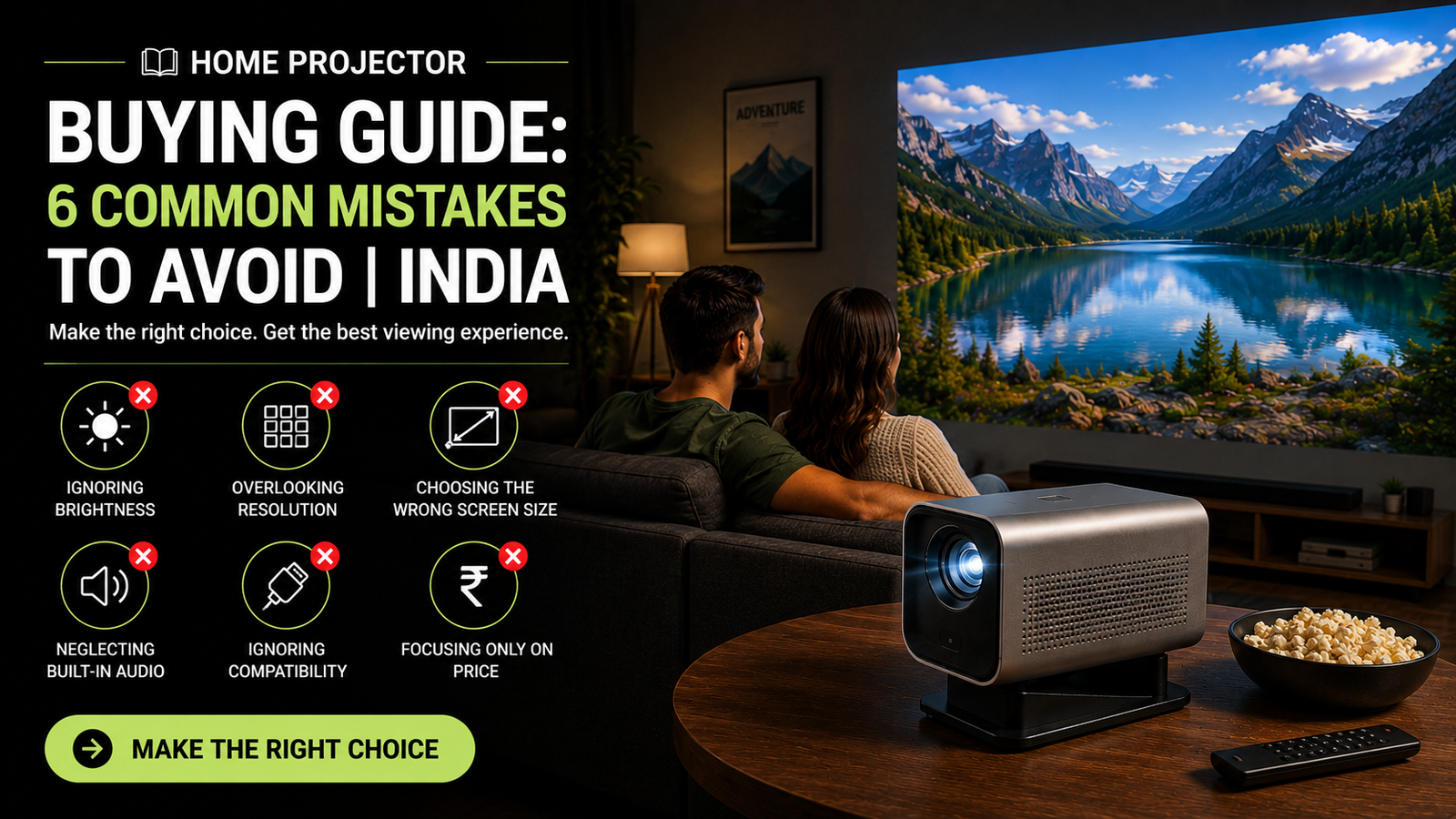 Home Projector Buying Guide: 6 Common Mistakes to Avoid | India
