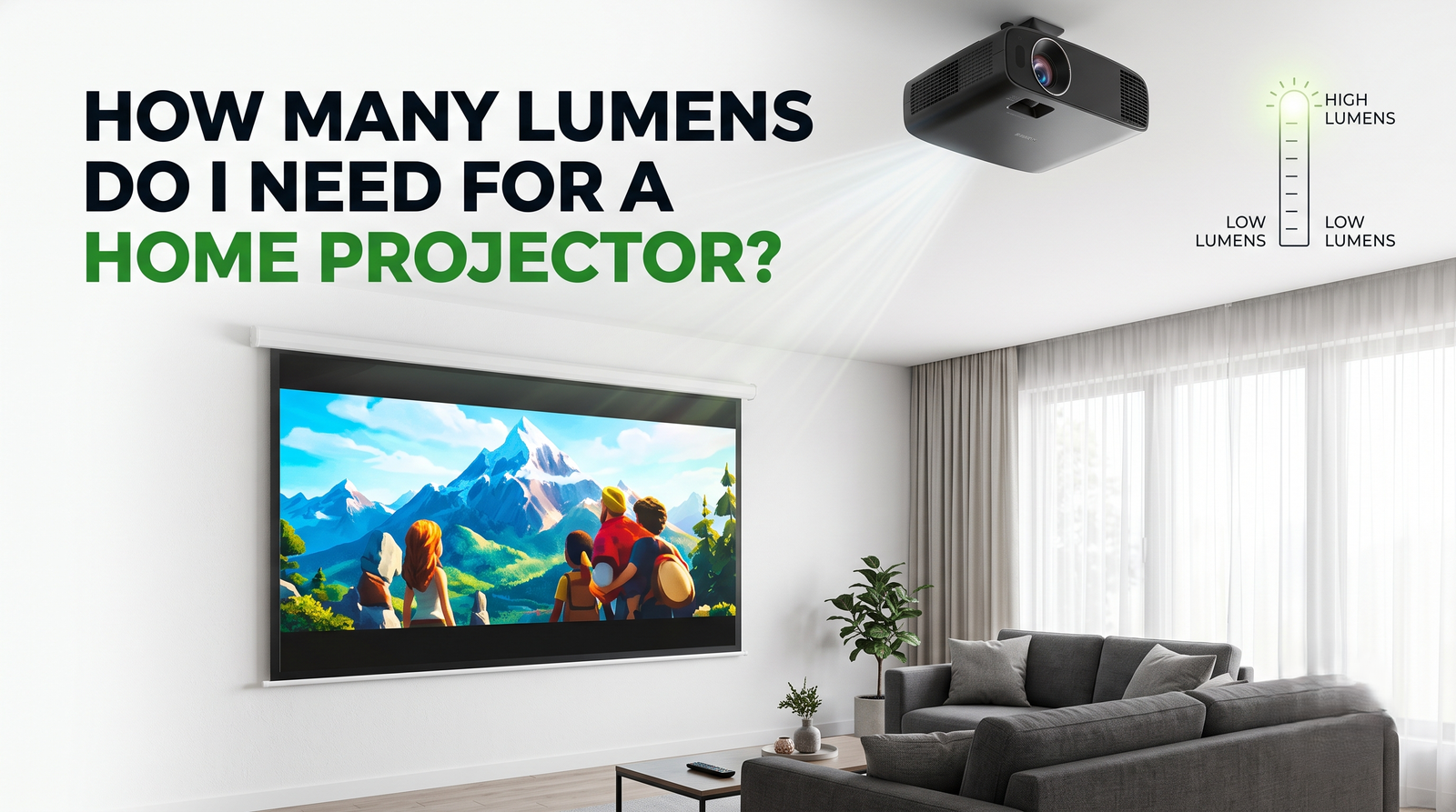 How Many Lumens Do I Need for a Projector at Home?
