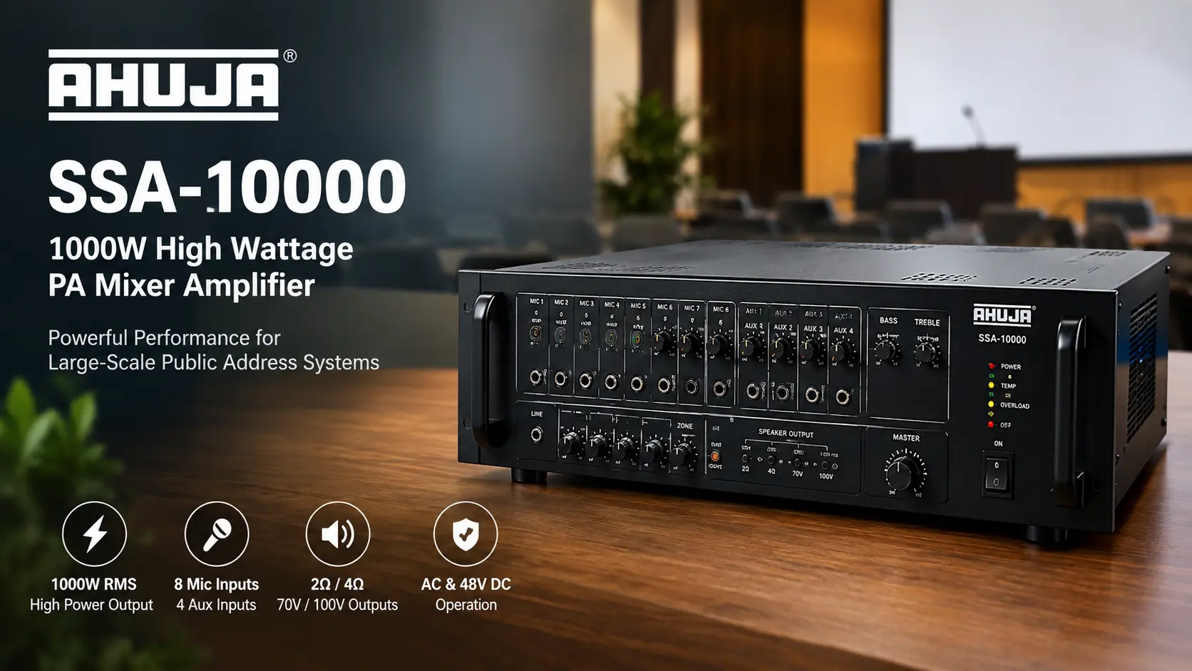 Ahuja SSA-10000 1000W Amplifier: Features &amp; Buying Guide