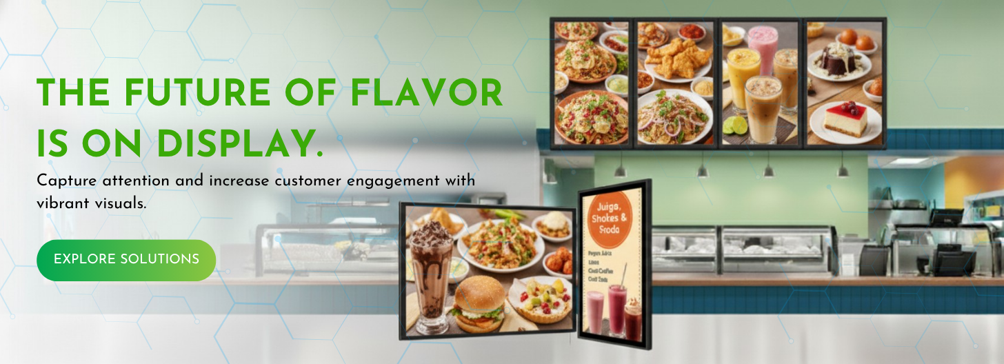 Digital Menu Boards in Etawah | Premium Restaurant Displays