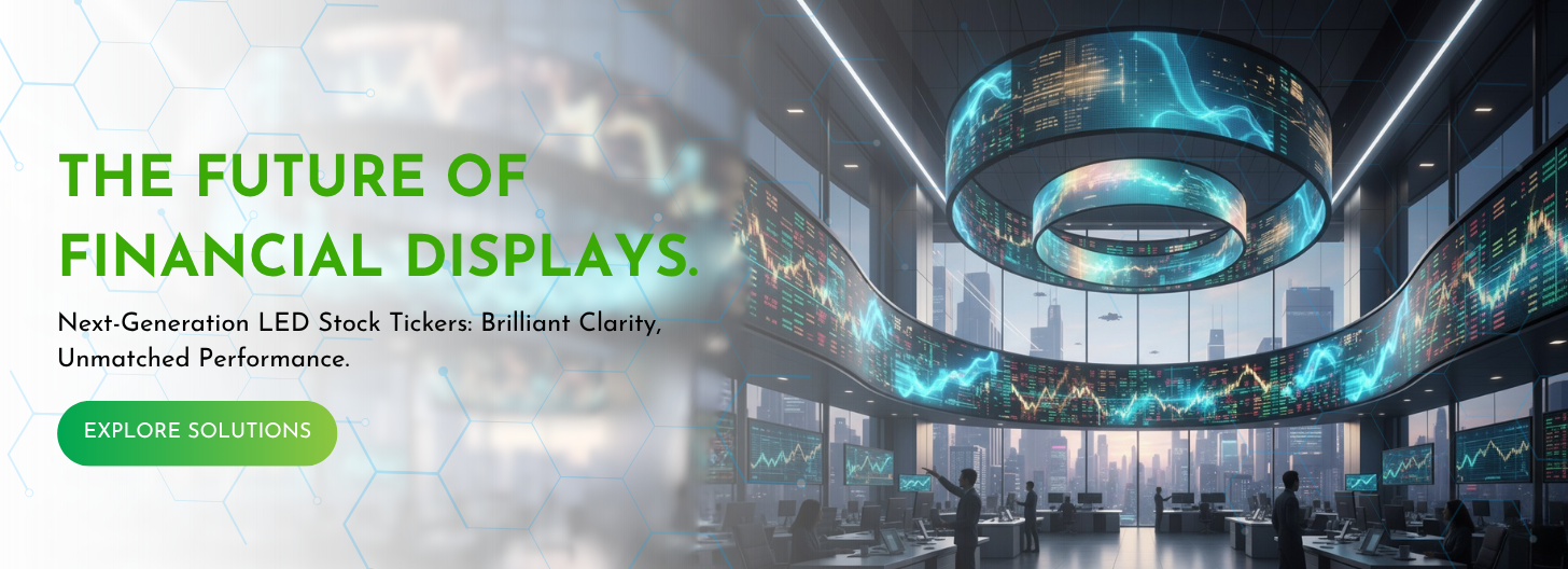 LED Stock Market Ticker | Financial & News Ticker Display | Elactree