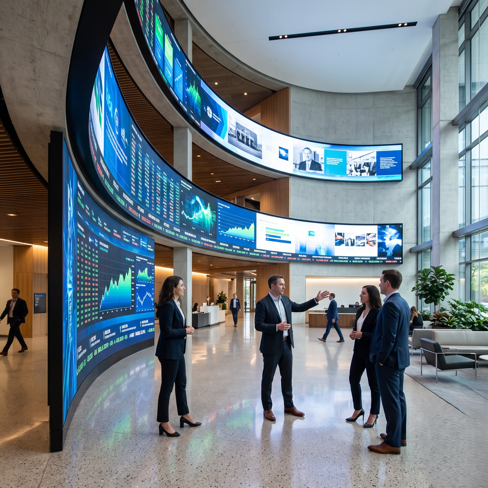 retail video wall display solutions